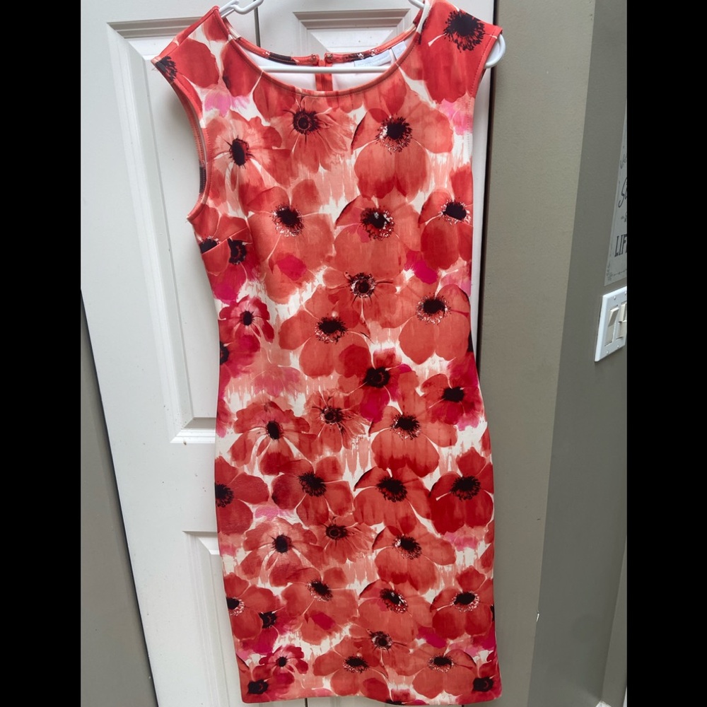 Floral sheath dress